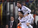 NA KONÍKA! Sergio Ramos ml z gólu Cristiana Ronalda velkou radost. Vedoucí...