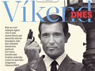 Titulní strana magazínu Víkend DNES na téma James Bond - George Lazenby