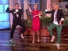 PSY a Britney Spears zatanili Gangnam Style v Show Ellen DeGeneresové.