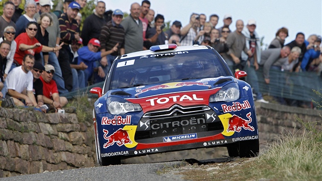 Sbastien Loeb na trati Francouzsk rallye