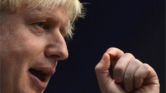 Londýnský starosta Boris Johnson promluvil na sjezdu Konzervativní strany v...