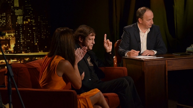 Pavl�na Po��zkov� a Petr S�s v Show Jana Krause