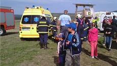 Při závodech v rally crossu se u Rabí na Klatovsku stala nehoda. Jeden ze