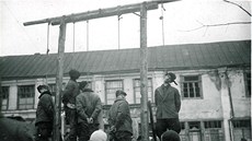 Neznámý autor zachycoval také popravy. 