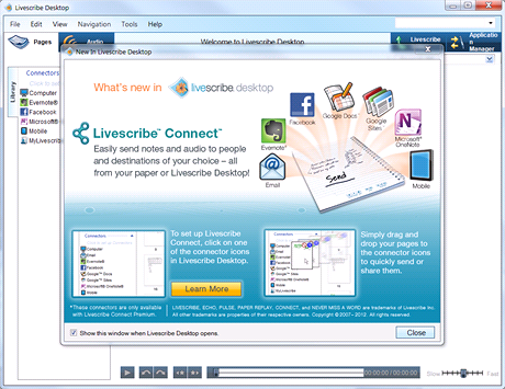 Instalace programu Livescribe Desktop