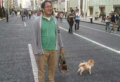 Japonec v Tokiu.