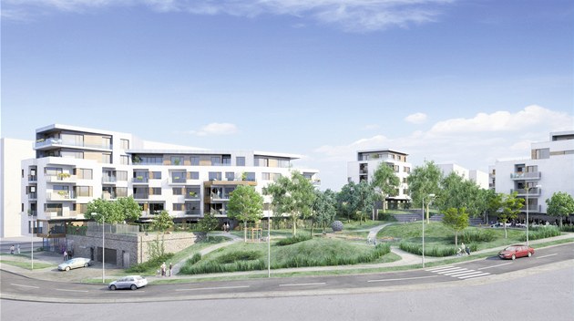 Energeticky úsporné bytové domy mají vzniknout v Hloub�tín�. T�i budovy budou