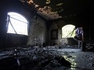 Konzulát Spojených stát v Benghází po napadení ozbrojenci (13. záí 2012)