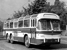 Prototyp trolejbusu Tatra T401 - Hebenka asi 1959