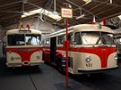 Muzejní trolejbusy koda 8Tr a Tatra T400 ve Steovicích - rok 2012