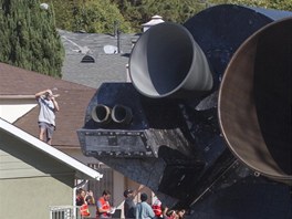 Raketoplán Endeavour byl mnohdy takka "na dosah".