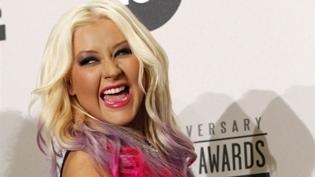 Christina Aguilera si pzovn ped fotografy uvala.