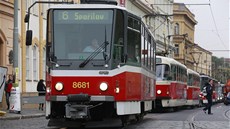 Doprava na Smíchově zkolabovala a tramvaje musely jezdit Radlickou ulicí.