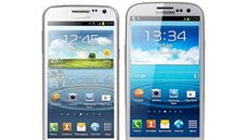 Pipravovaný Samsung Galaxy Premier pi porovnání s modelem Galaxy S III.