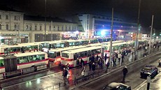 No�ní rozjezd hromadné dopravy v Brn�