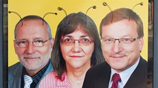 Billboard v Hradci Králové p�ed krajskými volbami 2012.