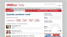 Náhled volebního speciálu iDNES.cz. Uvidíte, kdo momentáln vede v jakém kraji i jak se vyvíjí výsledky voleb do krajských zastupitelstev.