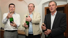 �SSD slaví v krajských volbách Olomouckého kraje dal�í vít�zství. Na snímku...