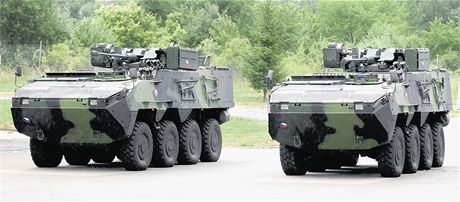 O obrnné transportéry pandur eské armády se bude díky získání licence firmou Excalibur Army nyní starat pedevím ternberský opravárenský závod. Bude ale vyrábt i nové.