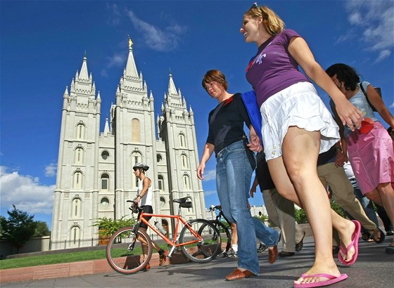Mormonský chrám v Salt Lake City