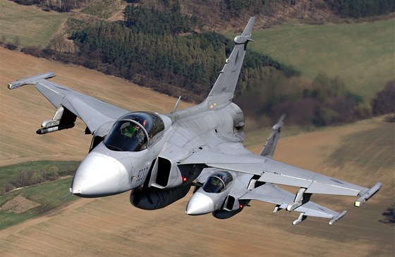 Stíhací letouny JAS-39 Gripen eských vzduných sil