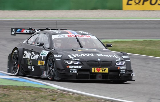 Bruno Spengler na voze Schnitzer-BMW M3, misti DTM roku 2012. 