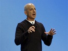 Steven Sinofsky z firmy Microsoft pedstavuje v New Yorku nový operaní systém...