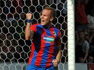 GÓL Plzeňský záložník Daniel Kolář slaví gól do sítě Hradce Králové.