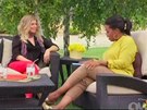 Fergie pi rozhovoru s Oprah Winfrey