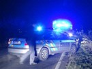 Dopravní nehoda ve Spoické ulici mezi Chabry a áblicemi (24. íjna 2012)