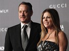 Tom Hanks a jeho manelka Rita Wilsonová