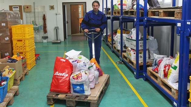 Potravinov� banka v Ostrav�.