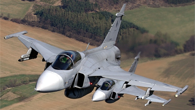 Stíhací letouny JAS-39 Gripen eských vzduných sil