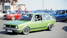 Volkswagen Golf vyrobený v roce 1981 koupil dvaadvacetiletý Ale� p�ed t�emi