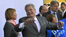 Frankfurtský kniní veletrh 2012 - spolkový prezident Joachim Gauck pi