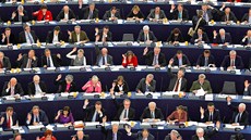 Hlasování Evropského parlamentu ve Štrasburku 