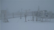 Zaátek zimy na beskydské Lysé hoe. (28. íjna 2012)