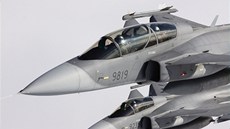 Stíhací letouny JAS-39 Gripen eských vzduných sil