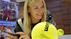 ŠARAPOVOVÁ V PRAZE. Ruská tenistka Maria Šarapovová navštívila v Praze