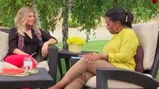 Fergie pi rozhovoru s Oprah Winfrey