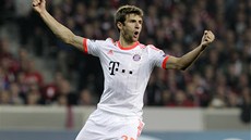 RADOST Z GÓLU. Útoník Thomas Müller z Bayernu Mnichov se raduje z gólu.