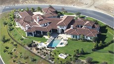 Letecký pohled na sídlo Britney Spears