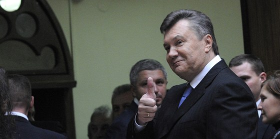 Ukrajinský prezident Viktor Janukovyč (29. října 2012)