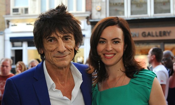 Ronnie Wood a Sally Humphreysová