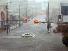 Zaplavené ulice Atlantic City (30. íjna 2012)