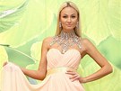 Tereza Fajksová ped odjezdem na mezinárodní sout krásy Miss Earth na...