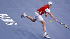 DOBHNU TO. Sam Querrey na turnaji v Paíi.  