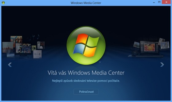 Windows Media Center nabídne pod Windows 8 stejné funkce, jaké známe z
