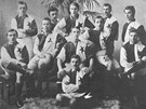 Fotbalisté Slavie v roce 1901.