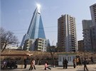 Hotel Ryugyong v severokorejskm Pchjongjangu by se ml pt rok otvrat. K...